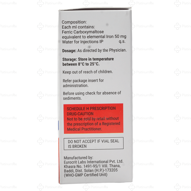 Irofane Fcm Injection 10ml