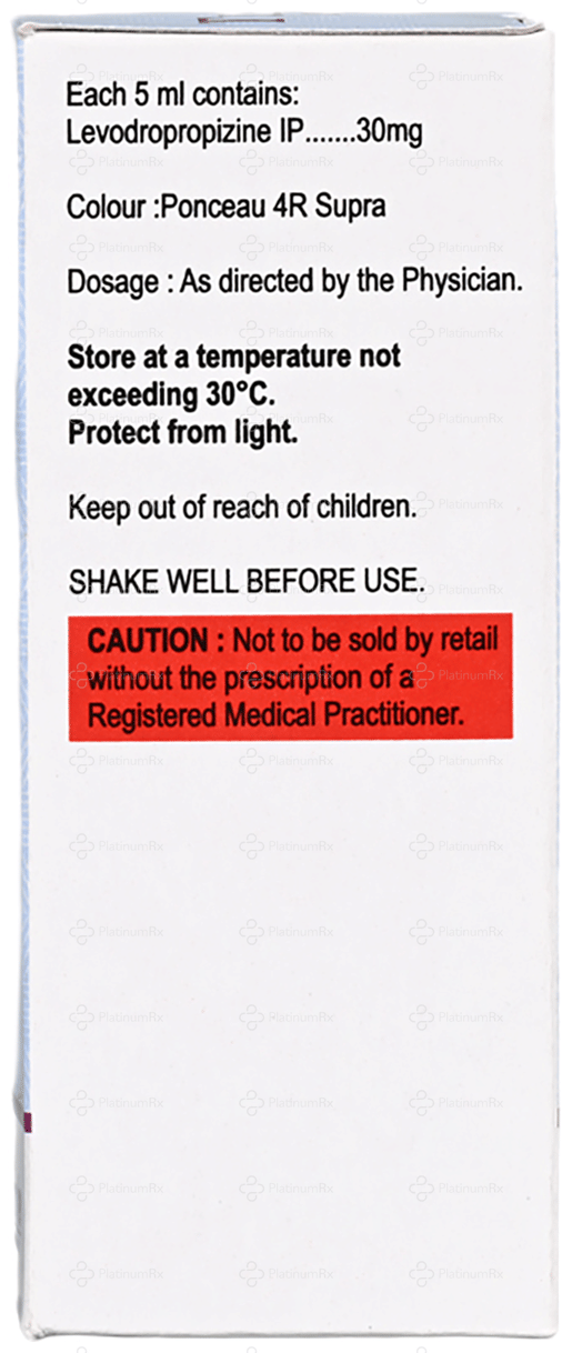 Tusvia 30mg Syrup 100ml