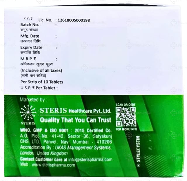Stylecystin Endo Tablet 10s