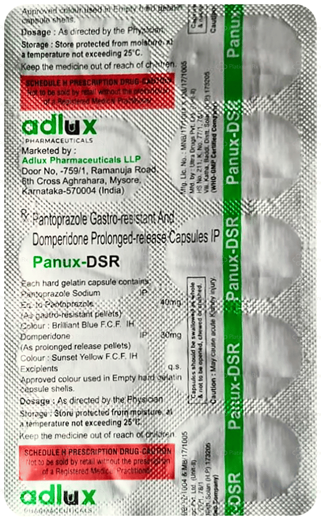 Panux DSR 30/40mg Capsule PR 10s