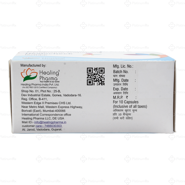 Healocheck 0.4/1/10mg Capsule 10s