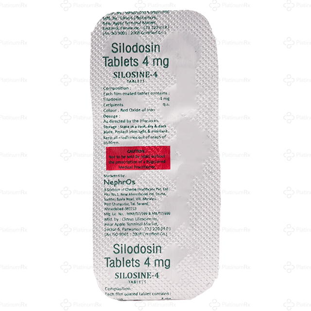 Silosine 4mg Tablet 10s