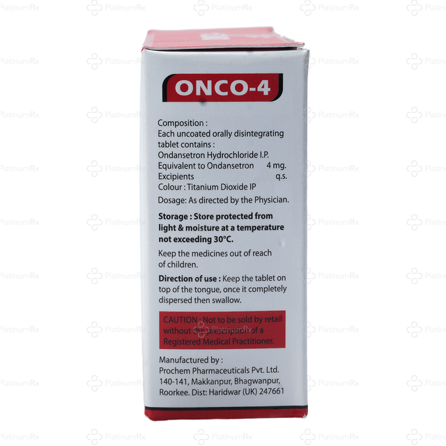 Onco 4mg Tablet 10s