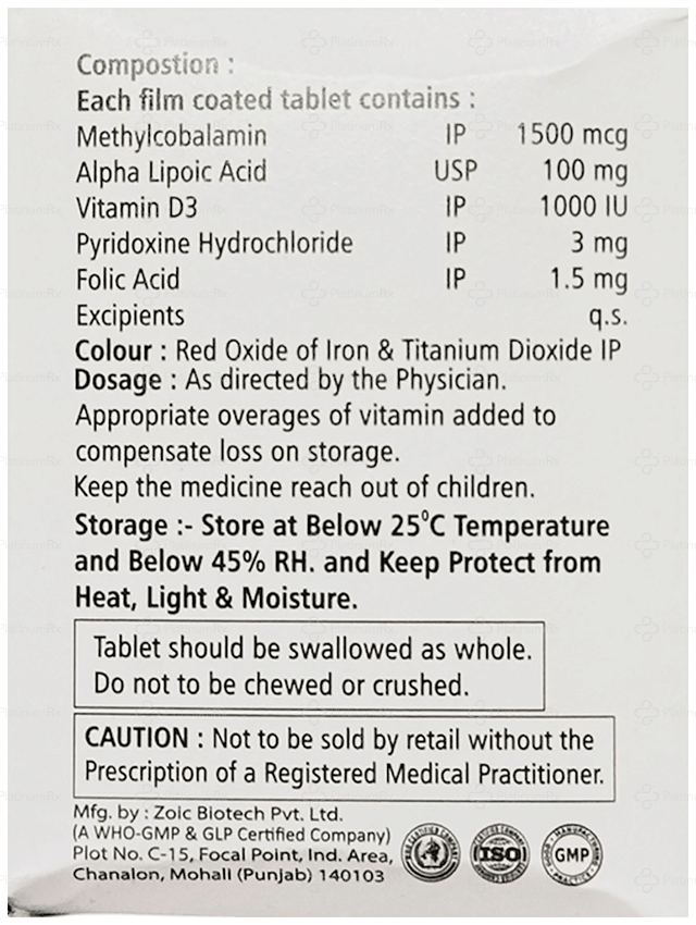 Unibalance Tablet 15s