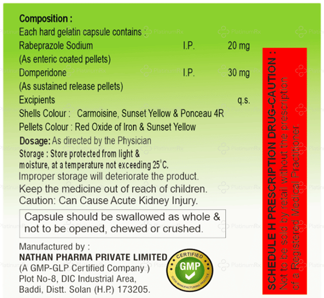 Rabesri D 30/20mg Capsule SR 10s