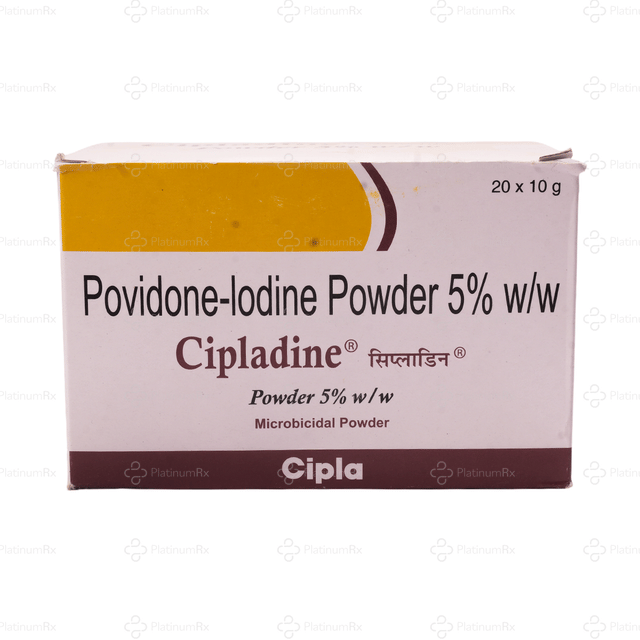 Cipladine 5% Powder 10gm