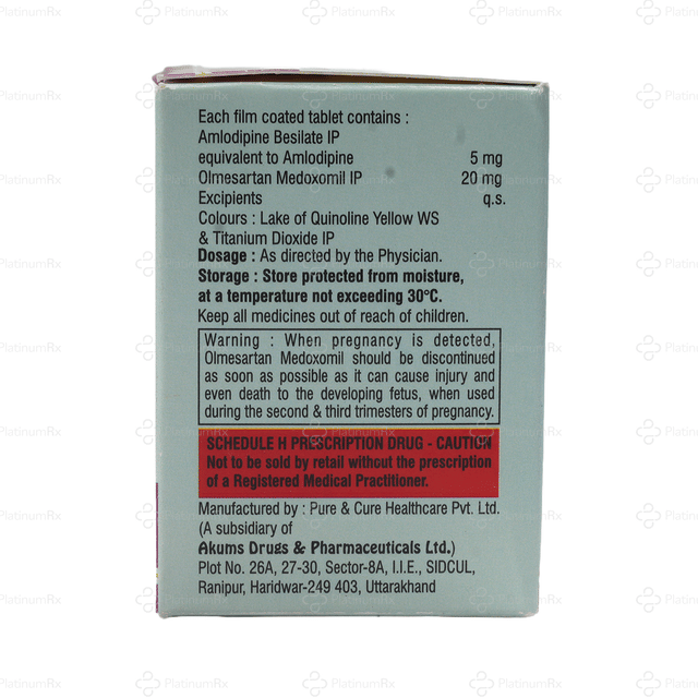 Olmistrum AM 20/5mg Tablet 15s