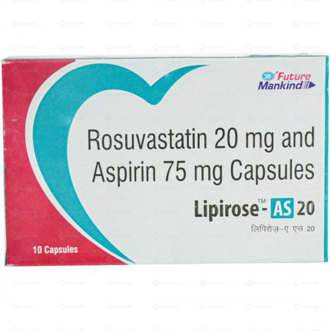 Lipirose AS 20/75mg Capsule 10s