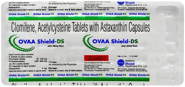 Ovaa Shield DS Combipack 600/4/100mg Kit 1s
