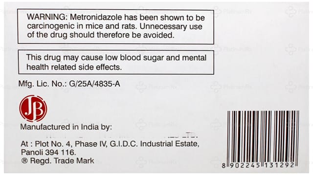 Metrogyl O 200/500mg Tablet 10s