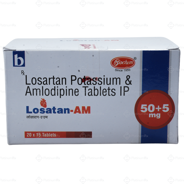 Losatan AM 50/5mg Tablet 15s