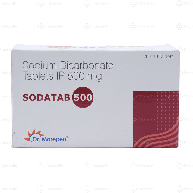SodaTab 500mg (White) Tablet 10s