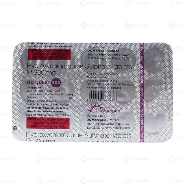 Hd Quest 300mg Tablet 15s