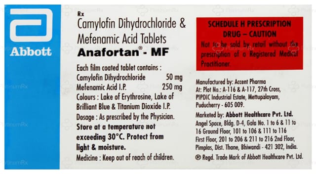 Anafortan MF 50/250mg Tablet 10s