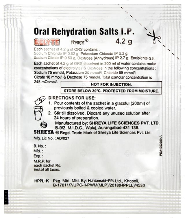 Relyte Sachet 4.2gm