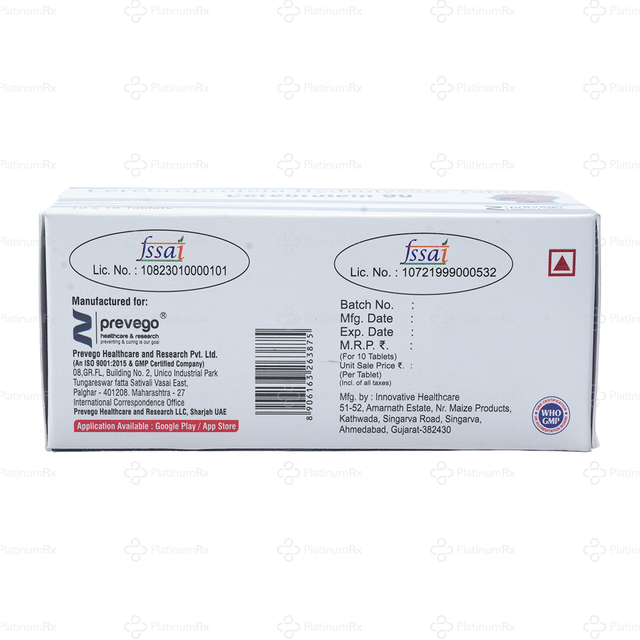 Cerebrotein 90mg Tablet 10s