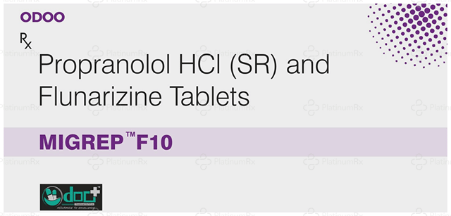 Migrep F 10/40mg Tablet SR 10s