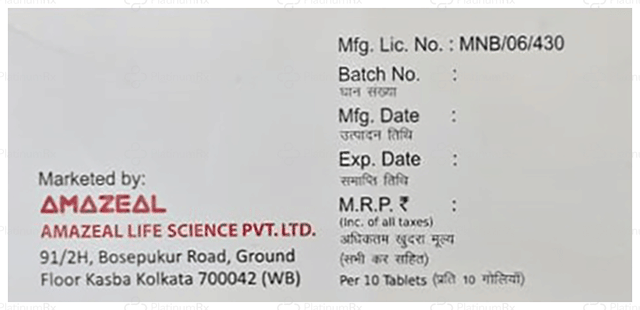 Brainzeal OD 500mg Tablet ER 10s