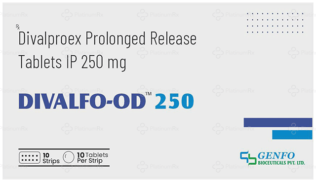 Divalfo OD 250mg Tablet PR 10s