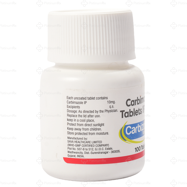Carbizole 10mg Tablet 100s