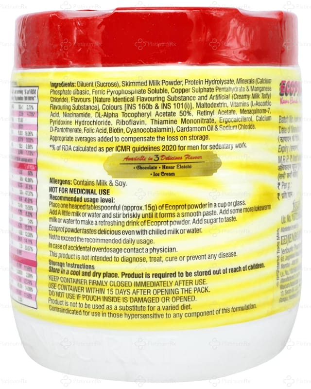 Ecoprot Protein Powder Kesar Elaichi 200gm