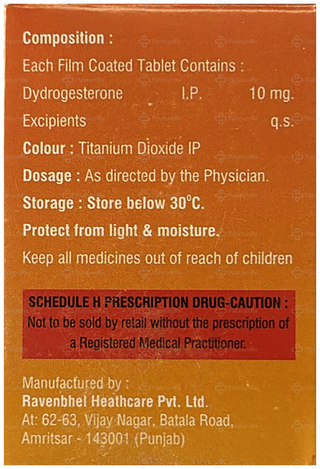 DydroIndia 10mg Tablet 10s