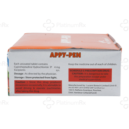 Appy Pen 4mg Tablet 10s