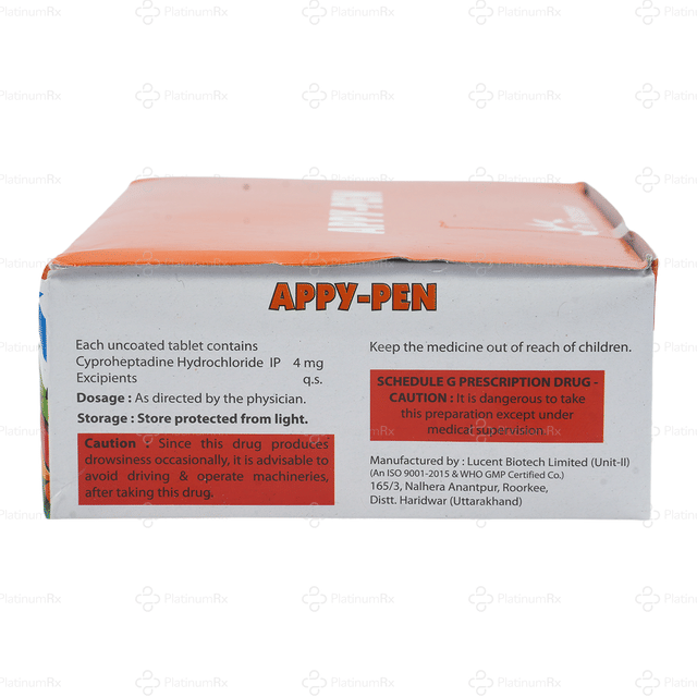 Appy Pen 4mg Tablet 10s