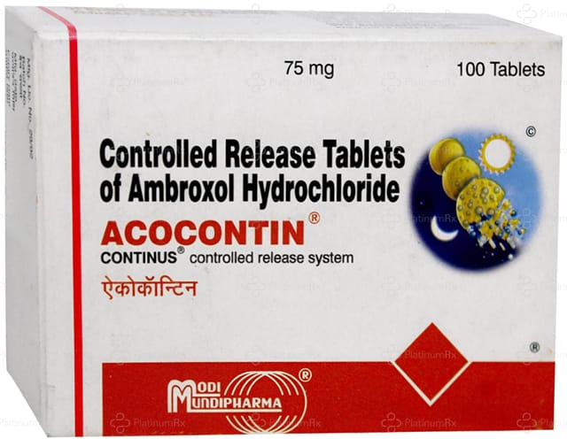 Acocontin 75mg Tablet CR 10s