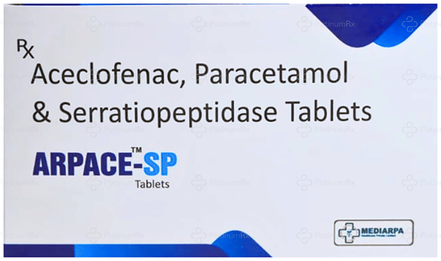 Arpace SP 100/325/15mg Tablet 10s