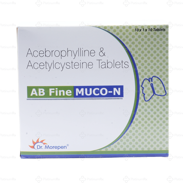AB Fine Muco N 100/600mg Tablet 10s