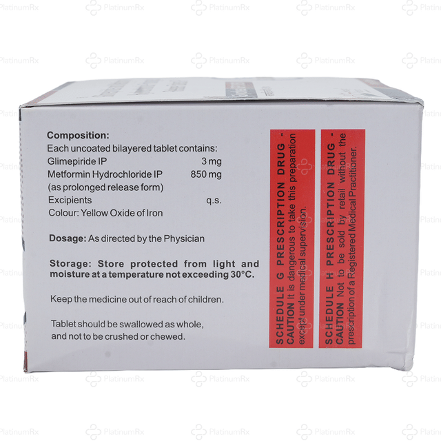 Glycoheal GP 3/850mg Tablet 10s