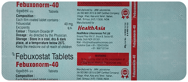 Febuxonorm 40mg Tablet 10s