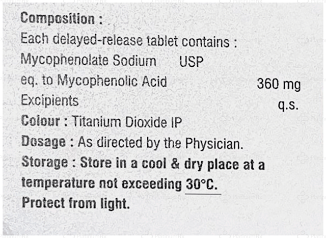 Vikcept S 360mg Tablet DR 10s