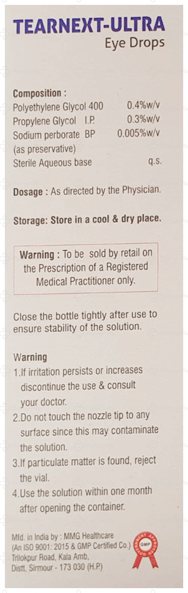 Tearnext Ultra Ophthalmic Solution 10ml