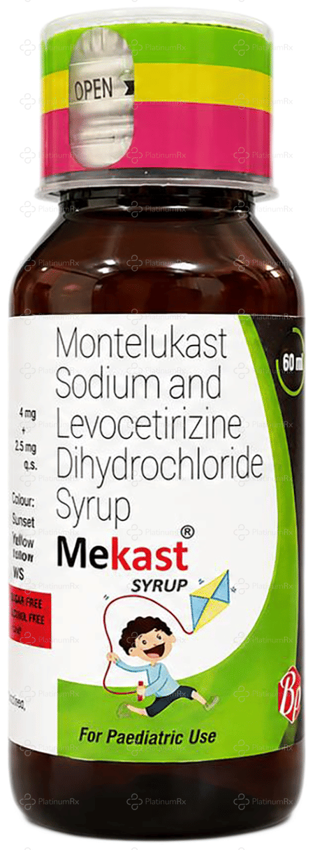 Mekast 2.5/4mg Syrup 60ml