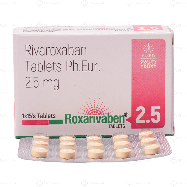 Roxarivaben 2.5mg Tablet 15s