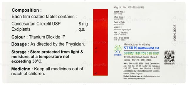 Candistrum 8mg Tablet 10s