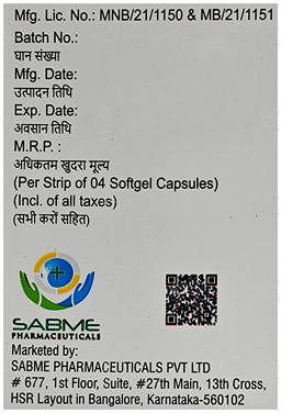 Sabcal 60000IU Softgel capsule 4s