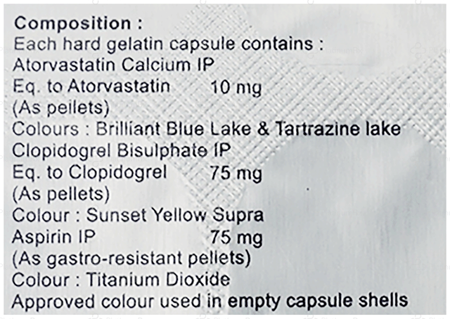 ATOReco Gold 75/10/75mg Capsule 15s
