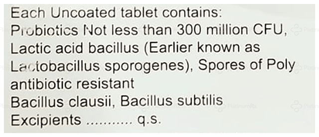 Sporlac 300M Tablet 25s
