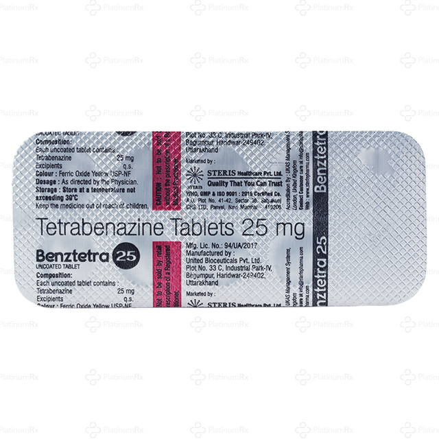 Benztetra 25mg Tablet 10s