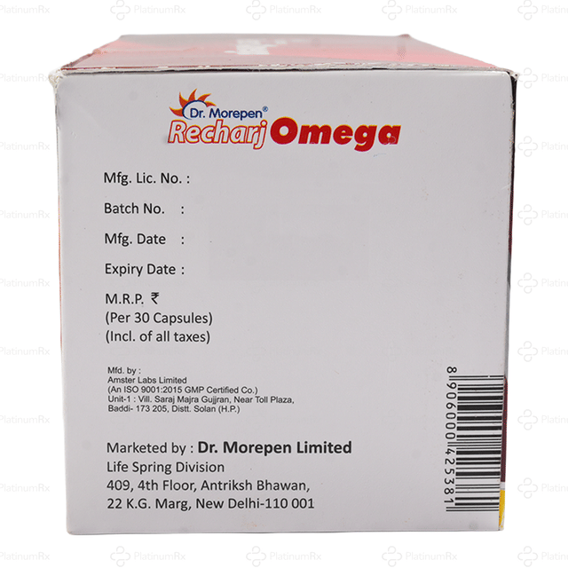 Recharj Omega 120/180mg Capsule 30s