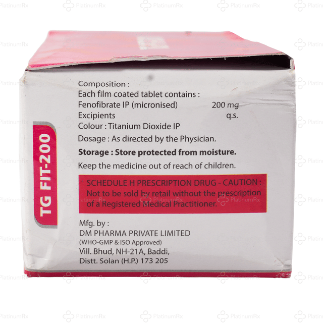TG Fit 200mg Tablet 10s