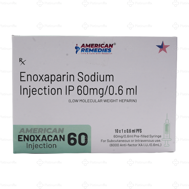 Enoxacan 60mg Injection 0.6ml
