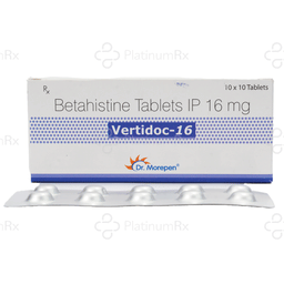 Vertidoc 16mg Tablet 10s