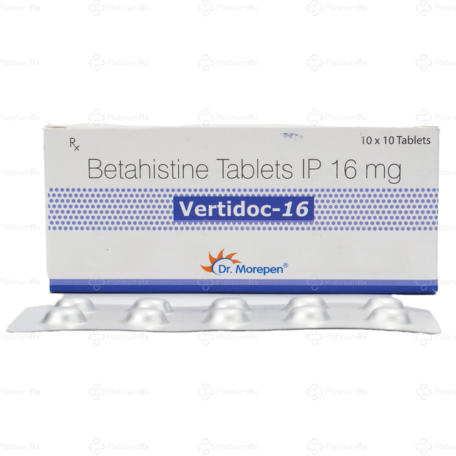 Vertidoc 16mg Tablet 10s
