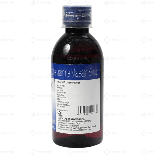 Alkof DX 4/10mg Syrup 100ml