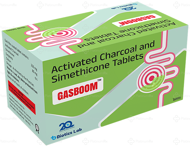 Gasboom 250/80mg Tablet 10s