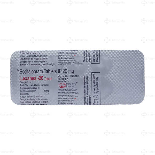 Lexaheal 20mg Tablet 10s